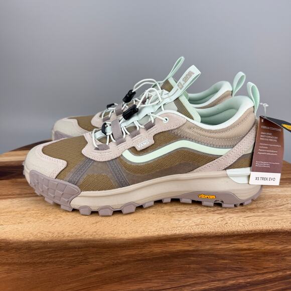 Vans Crosspath XC MTE Vibram Men\'s 8 / Women\'s 9.5 Hiking Beige/ Mint Green NEW